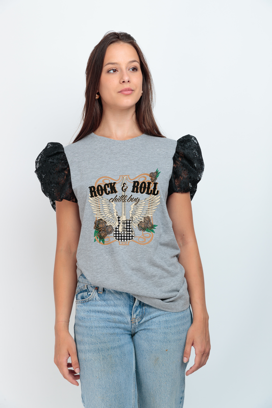 Camiseta Blow Guitarra Vichy