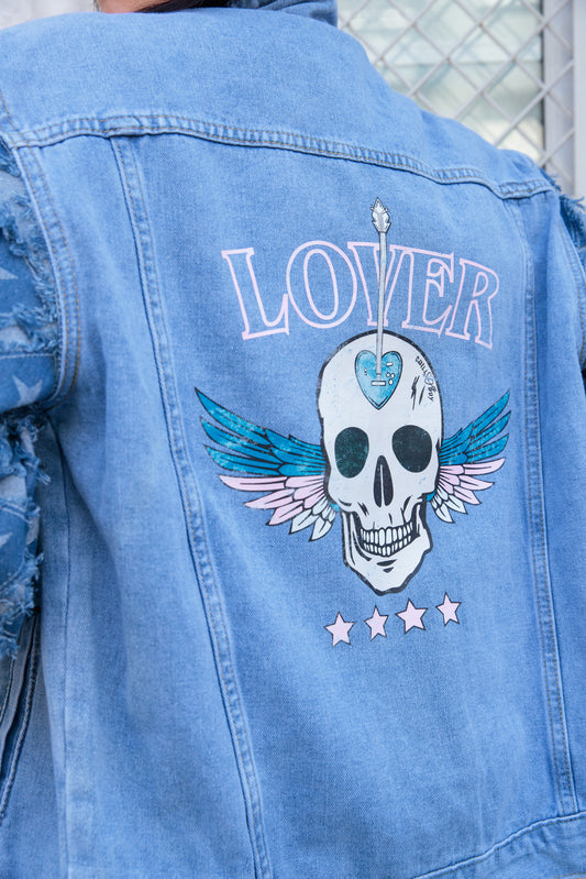 Cazadora Abullonada Skull Lover