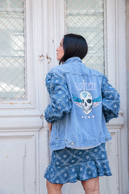 Cazadora Abullonada Skull Lover