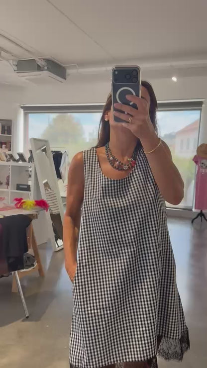 Vestido Dream Vichy Negro