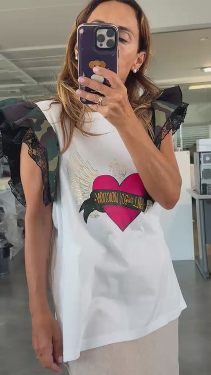 Camiseta Dúa Corazón Alas