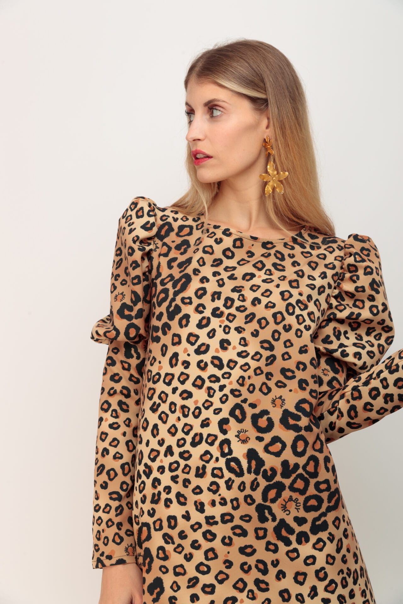 vestido lunar leopard