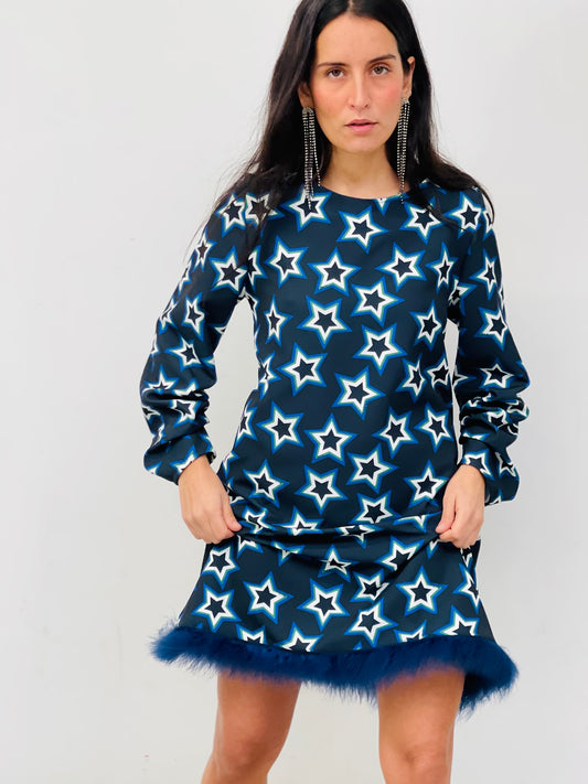 Vestido Fugaz Azul  Marabú