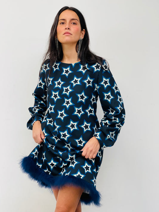 Vestido Fugaz Azul  Marabú