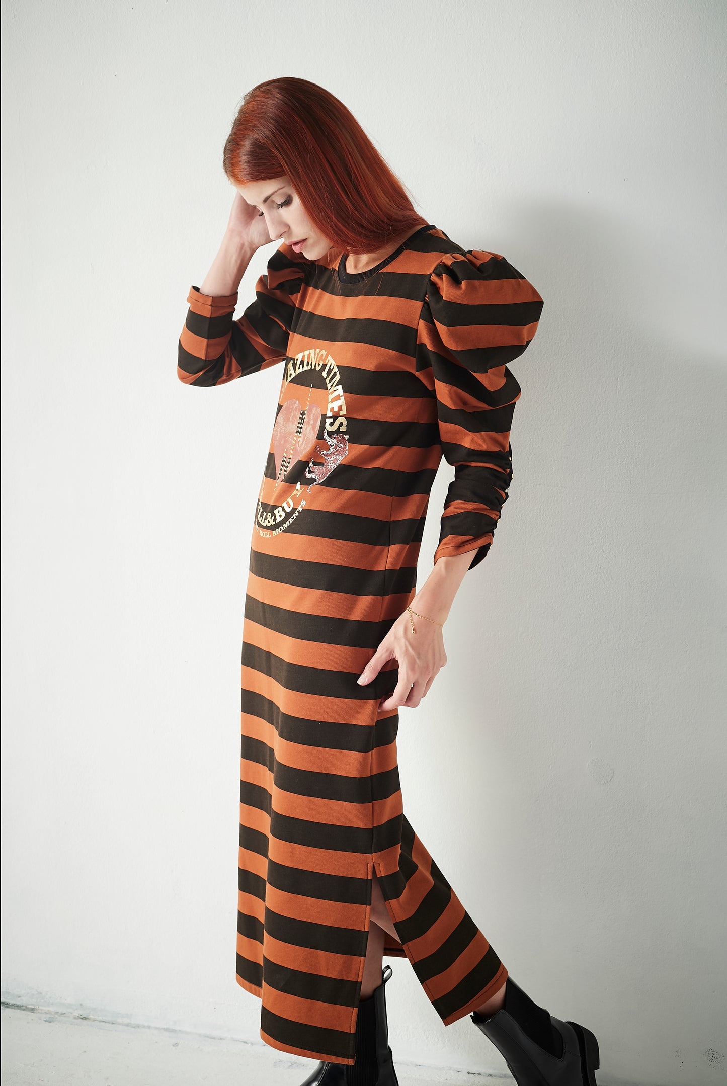 Vestido Largo Rayas Amazing