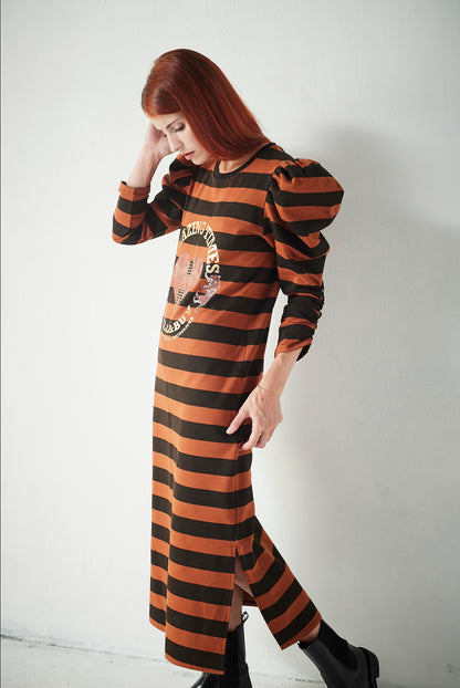 Vestido Largo Rayas Amazing