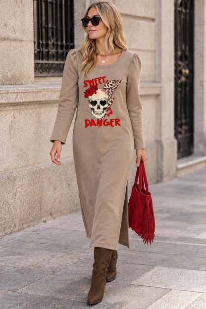 Vestido Largo Beige Sweet Danger