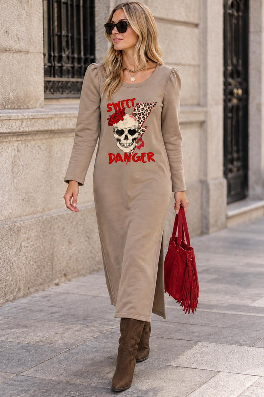 Vestido Largo Beige Sweet Danger