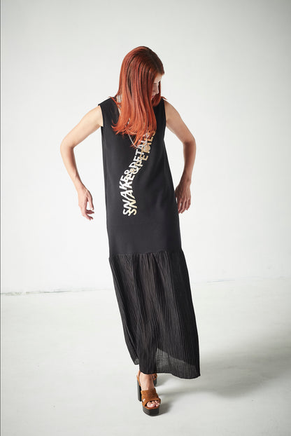 Vestido Textura Snake
