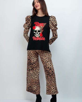 PANTALON LEOPARD