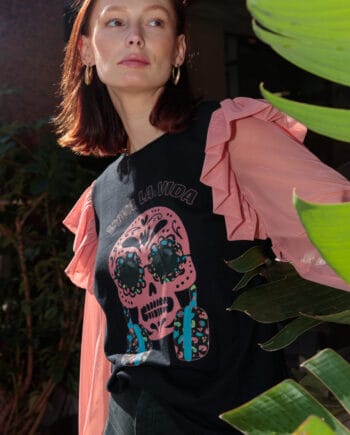 camiseta tulum skull vida