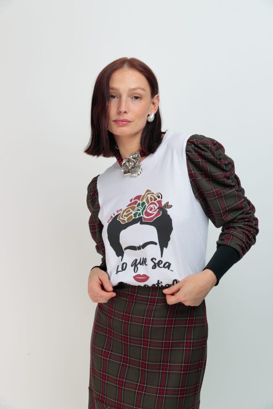 CAMISETA MANGA CANELA FRIDA DELUXE