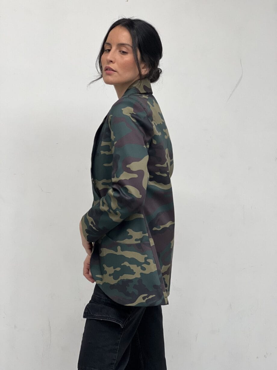 blazer smoking camuflaje