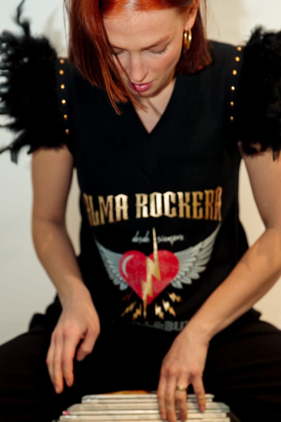 camiseta pico alma rockera