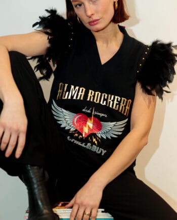 camiseta pico alma rockera