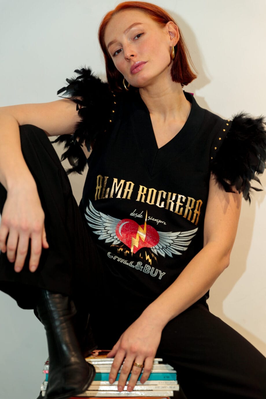 camiseta pico alma rockera