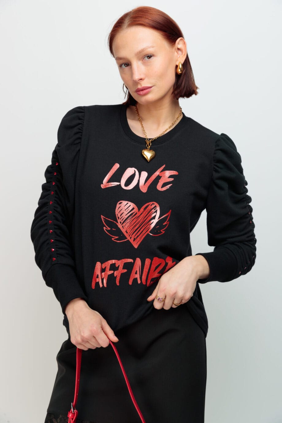 SUDADERA CANELA LOVE AFFAIRE