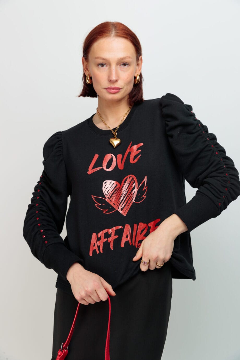 SUDADERA CANELA LOVE AFFAIRE