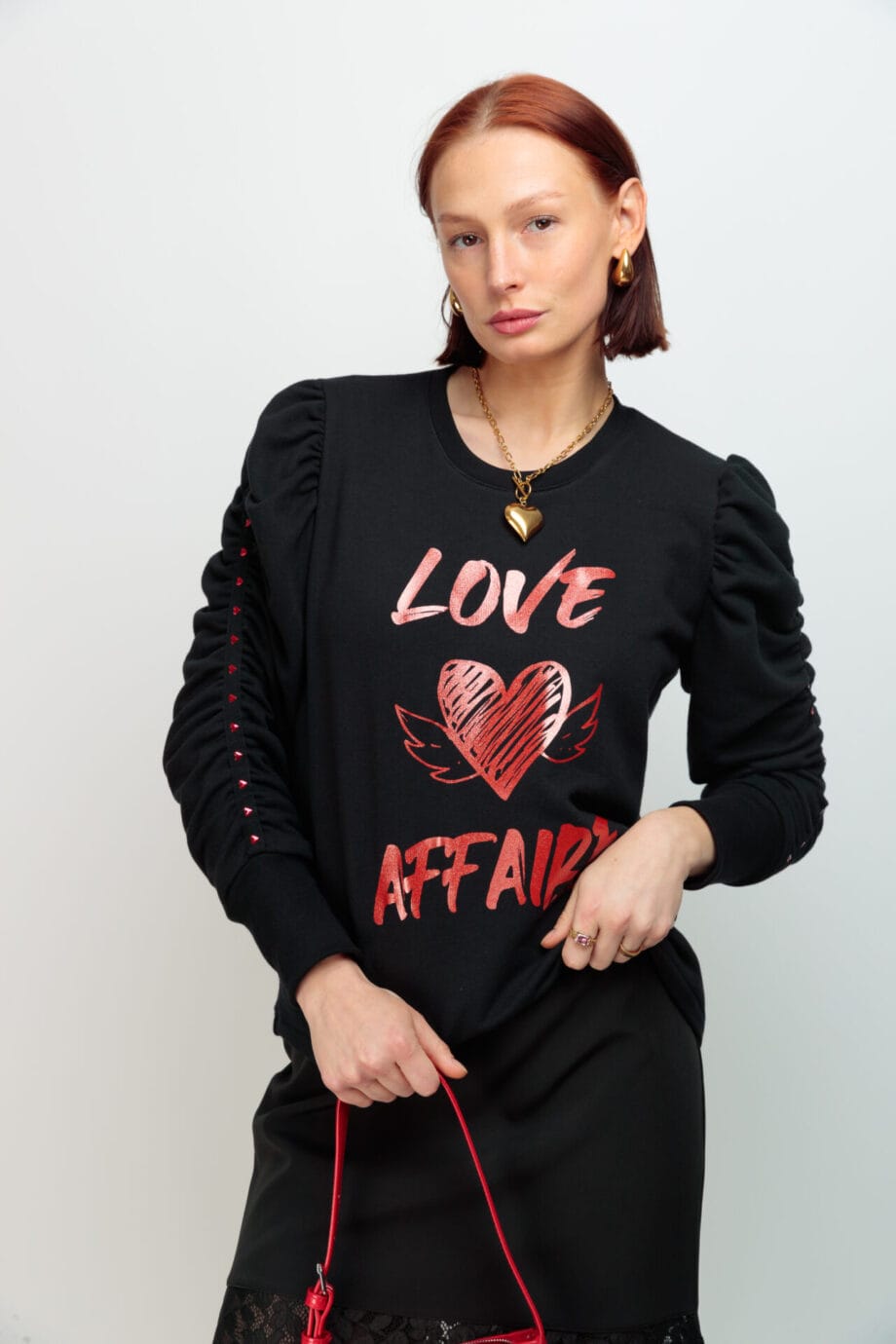 SUDADERA CANELA LOVE AFFAIRE