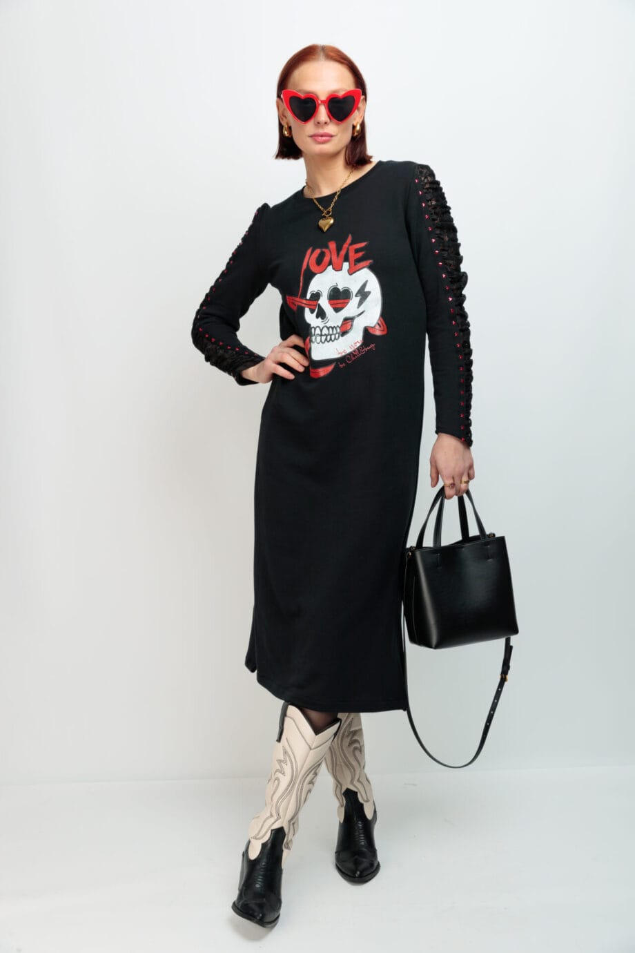 VESTIDO LARGO ROMEO SKULL LOVE