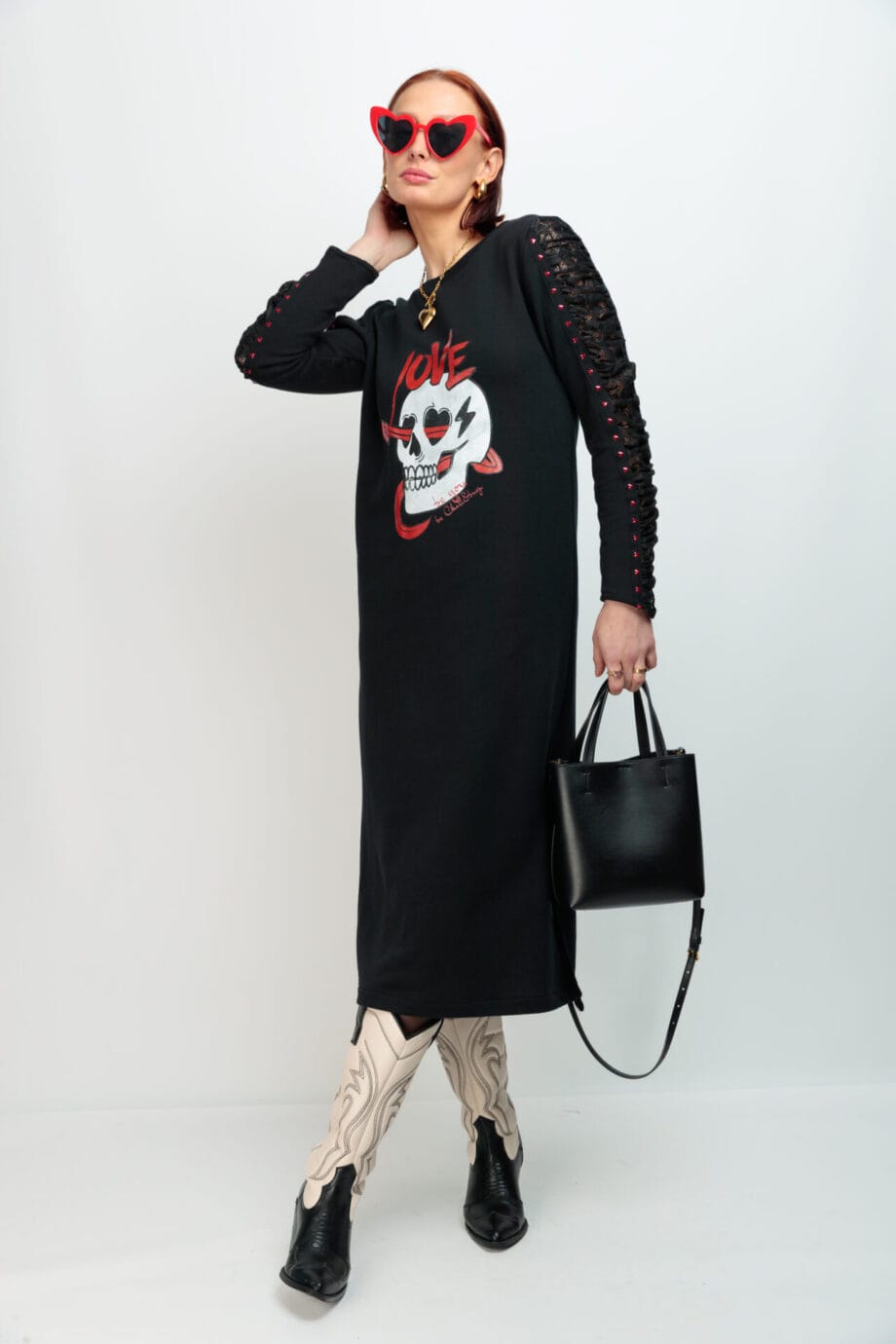 VESTIDO LARGO ROMEO SKULL LOVE