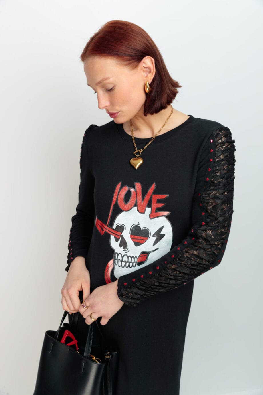 VESTIDO LARGO ROMEO SKULL LOVE