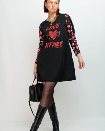 VESTIDO MANGA ROMEO CRUSH ROJO LOVE AFFAIRE