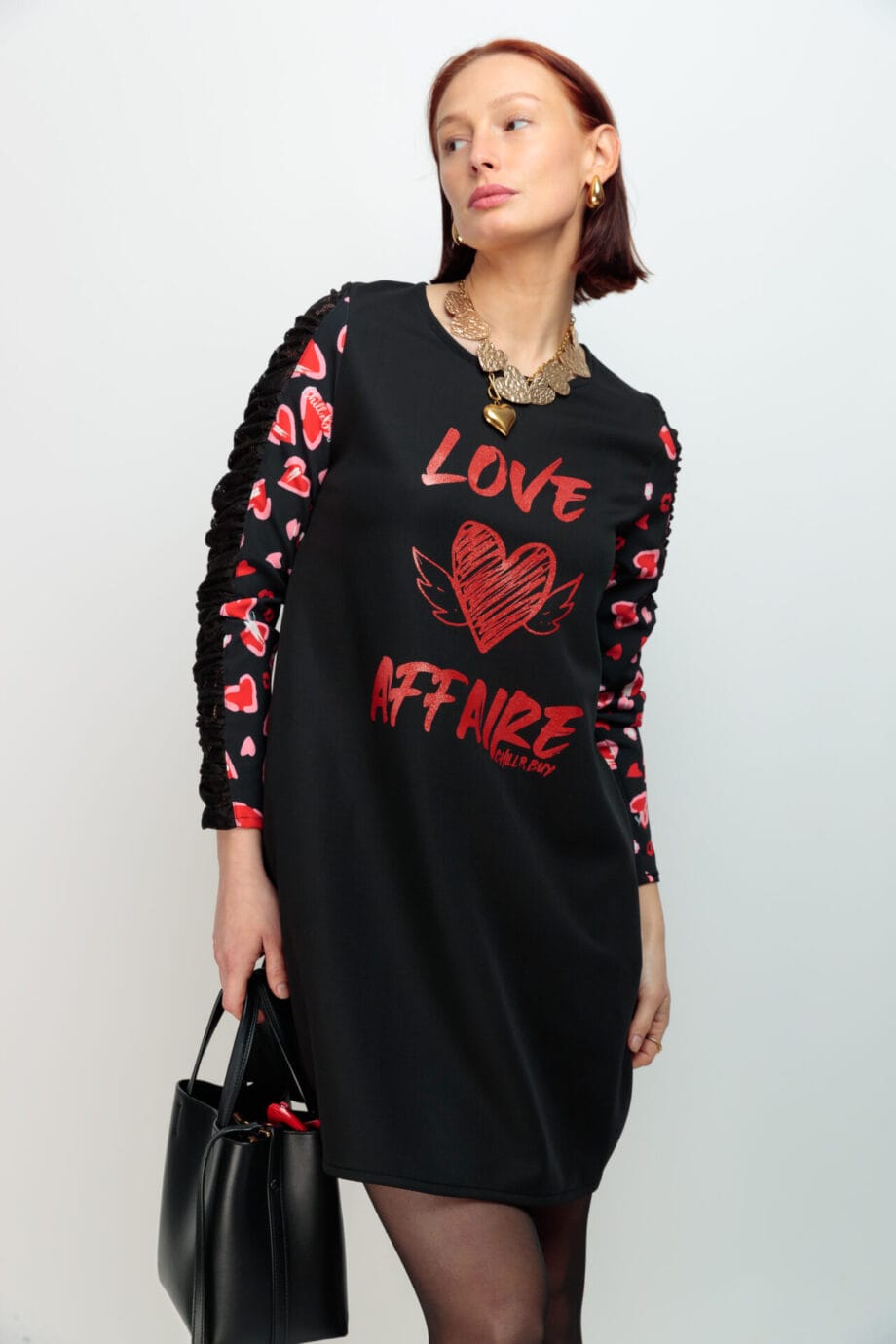 VESTIDO MANGA ROMEO CRUSH ROJO LOVE AFFAIRE