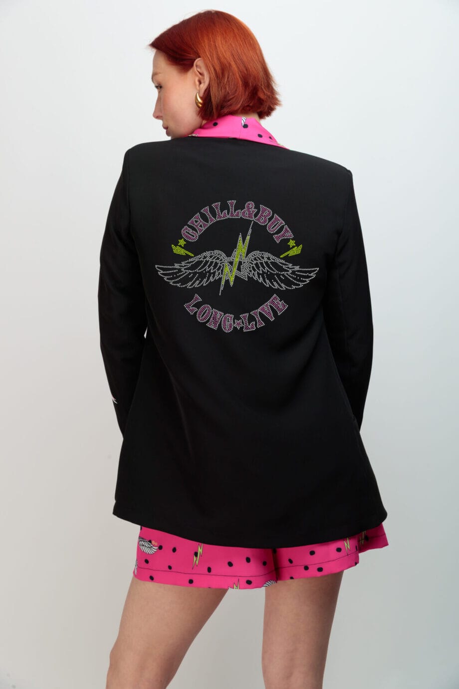 BLAZER SMOKING SOLAPA ZADIG ALAS STRASS ()