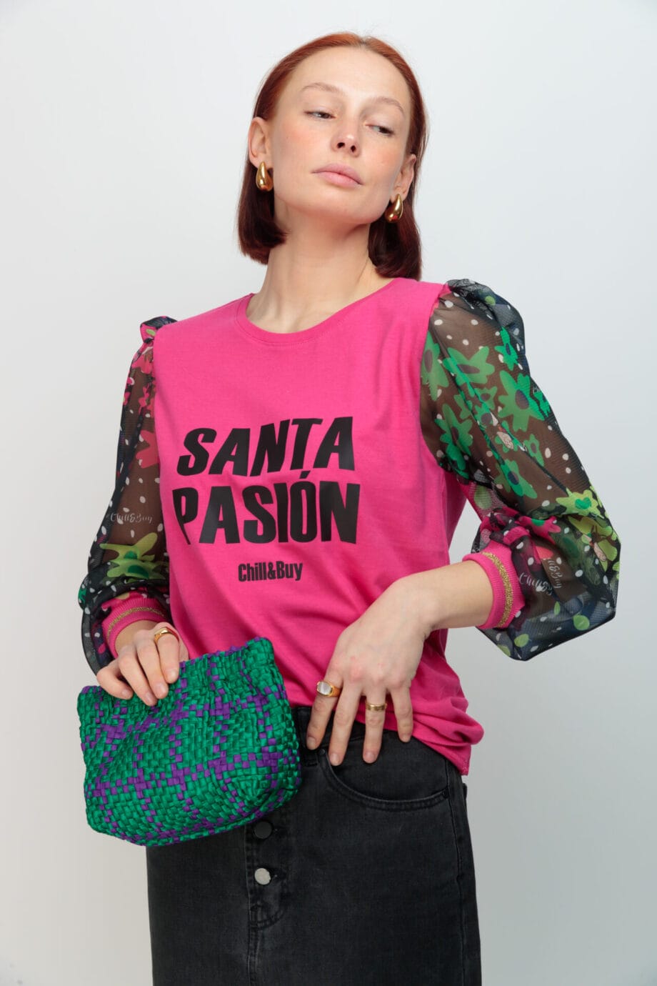 CAMISETA ABULLONADA SANTA PASION