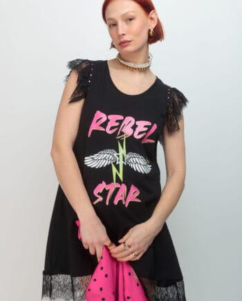 VESTIDO DREAM PLUS REBEL STAR ALAS ()