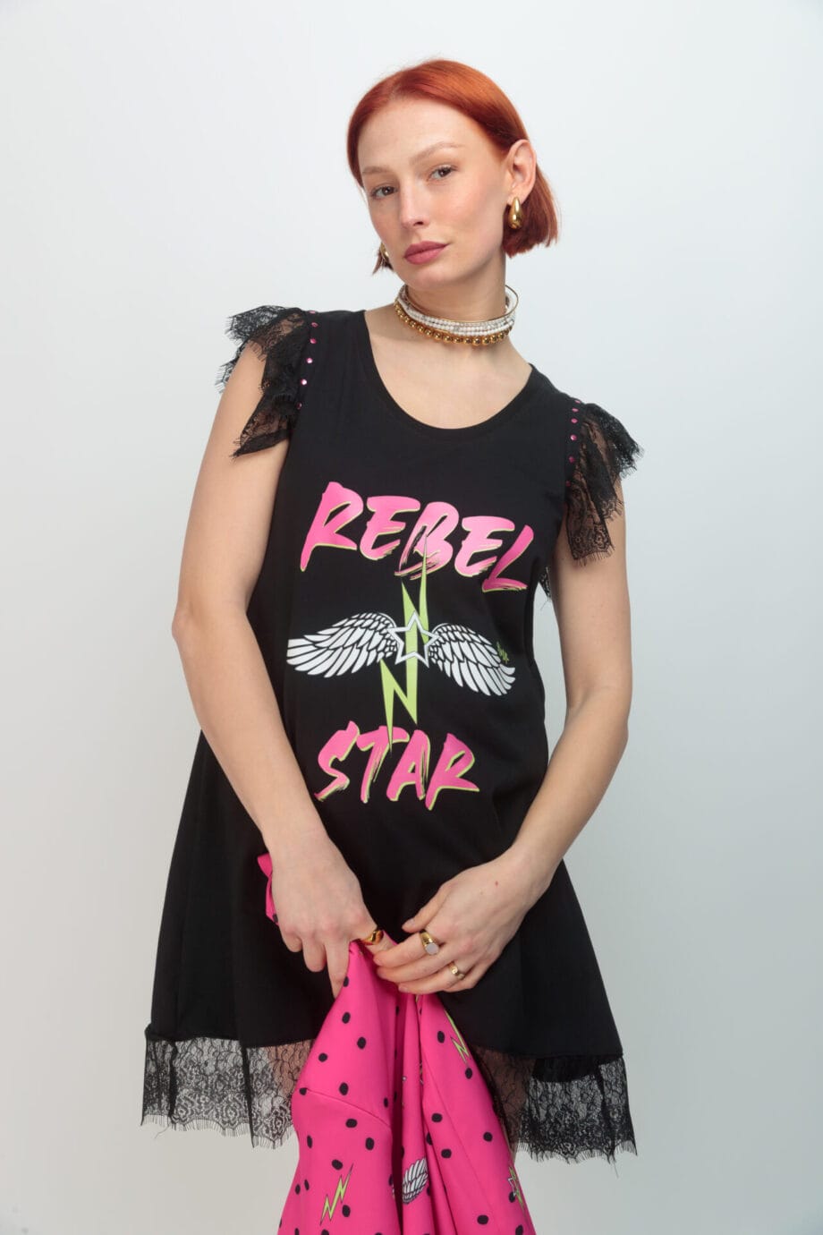 VESTIDO DREAM PLUS REBEL STAR ALAS ()