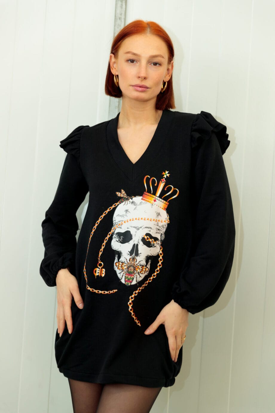 VESTIDO SUDADERA SKULL DELUXE