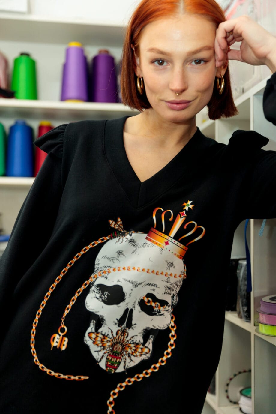 VESTIDO SUDADERA SKULL DELUXE