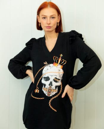 VESTIDO SUDADERA SKULL DELUXE