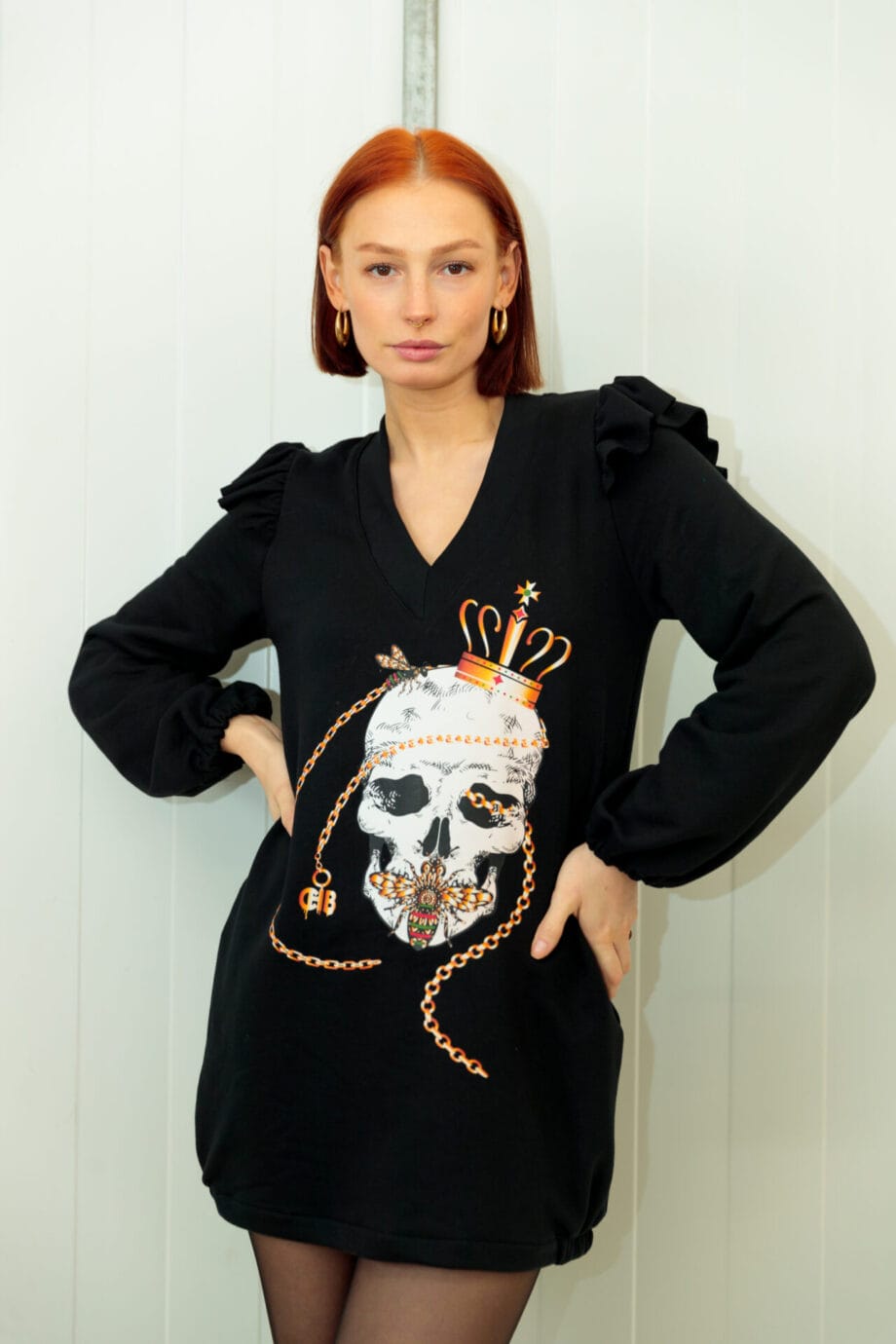 VESTIDO SUDADERA SKULL DELUXE