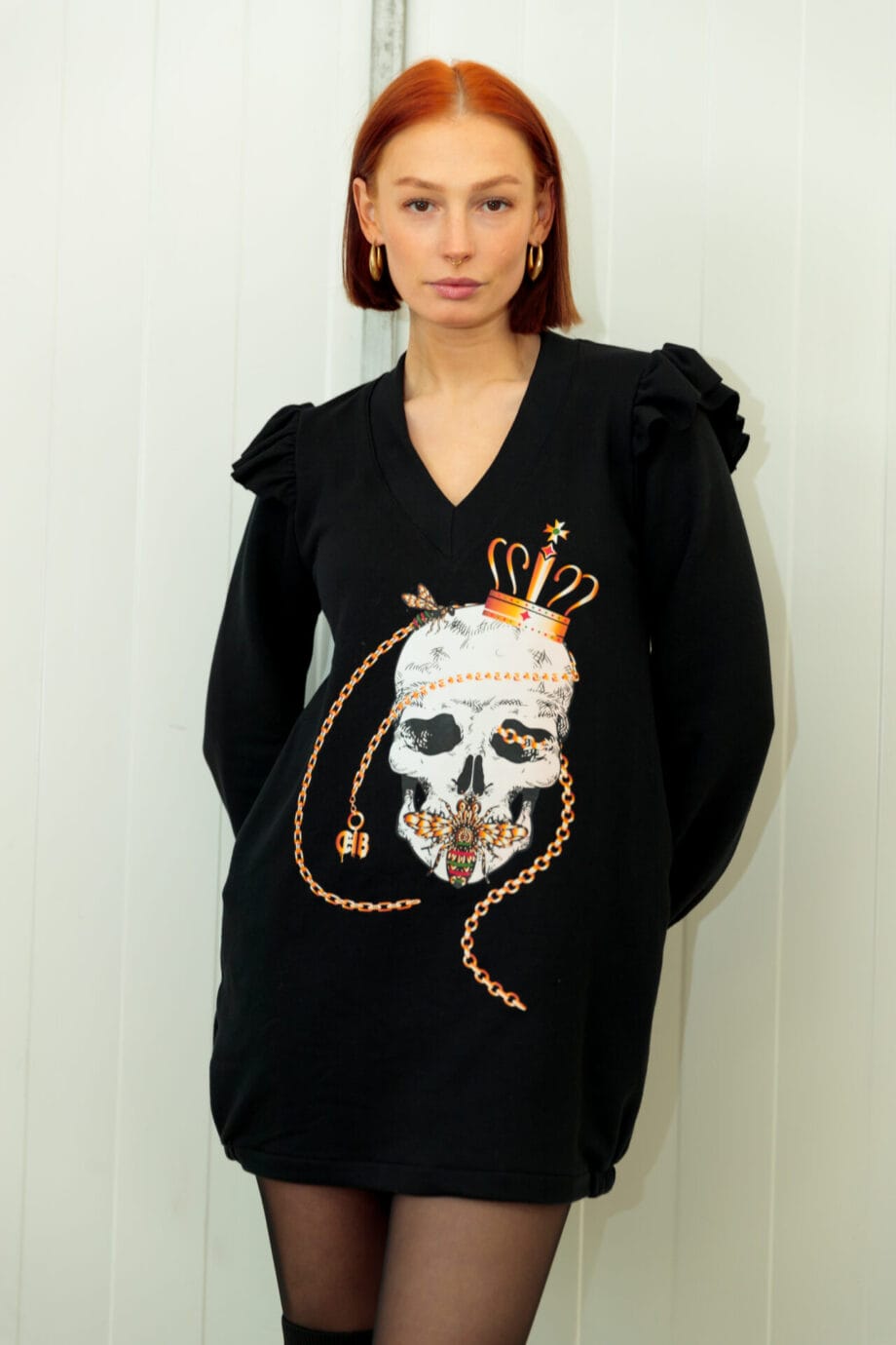 VESTIDO SUDADERA SKULL DELUXE