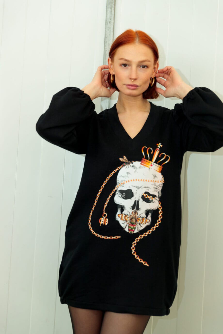 VESTIDO SUDADERA SKULL DELUXE