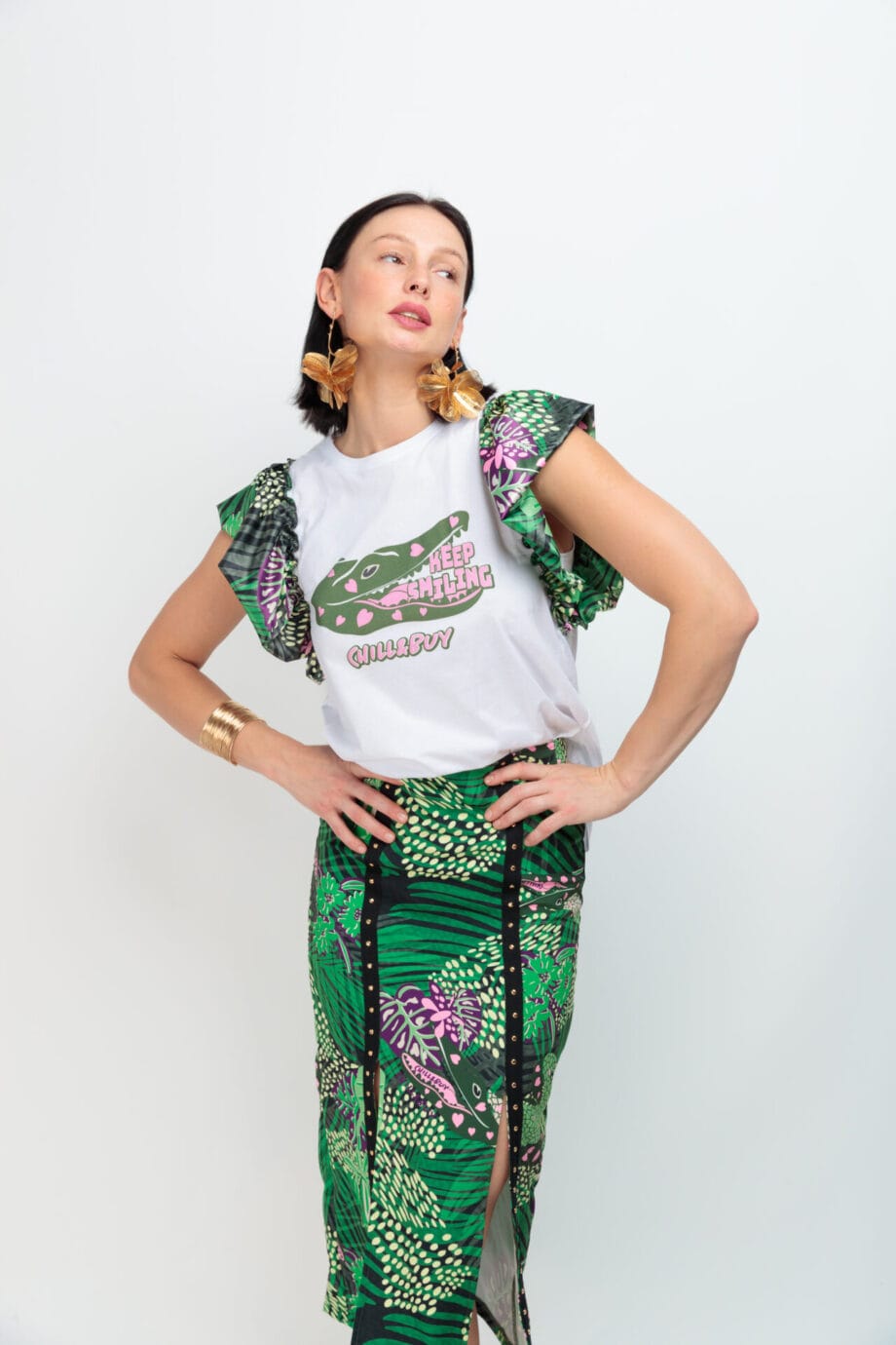 CAMISETA REBEL COCODRILO JUNGLA ()