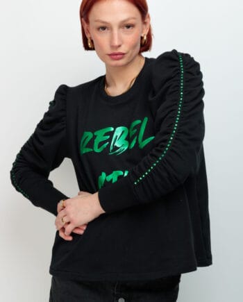 SUDADERA CANELA TACHAS REBEL STAR ()